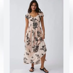 Free People Forget Me Not Midi Women's Dress